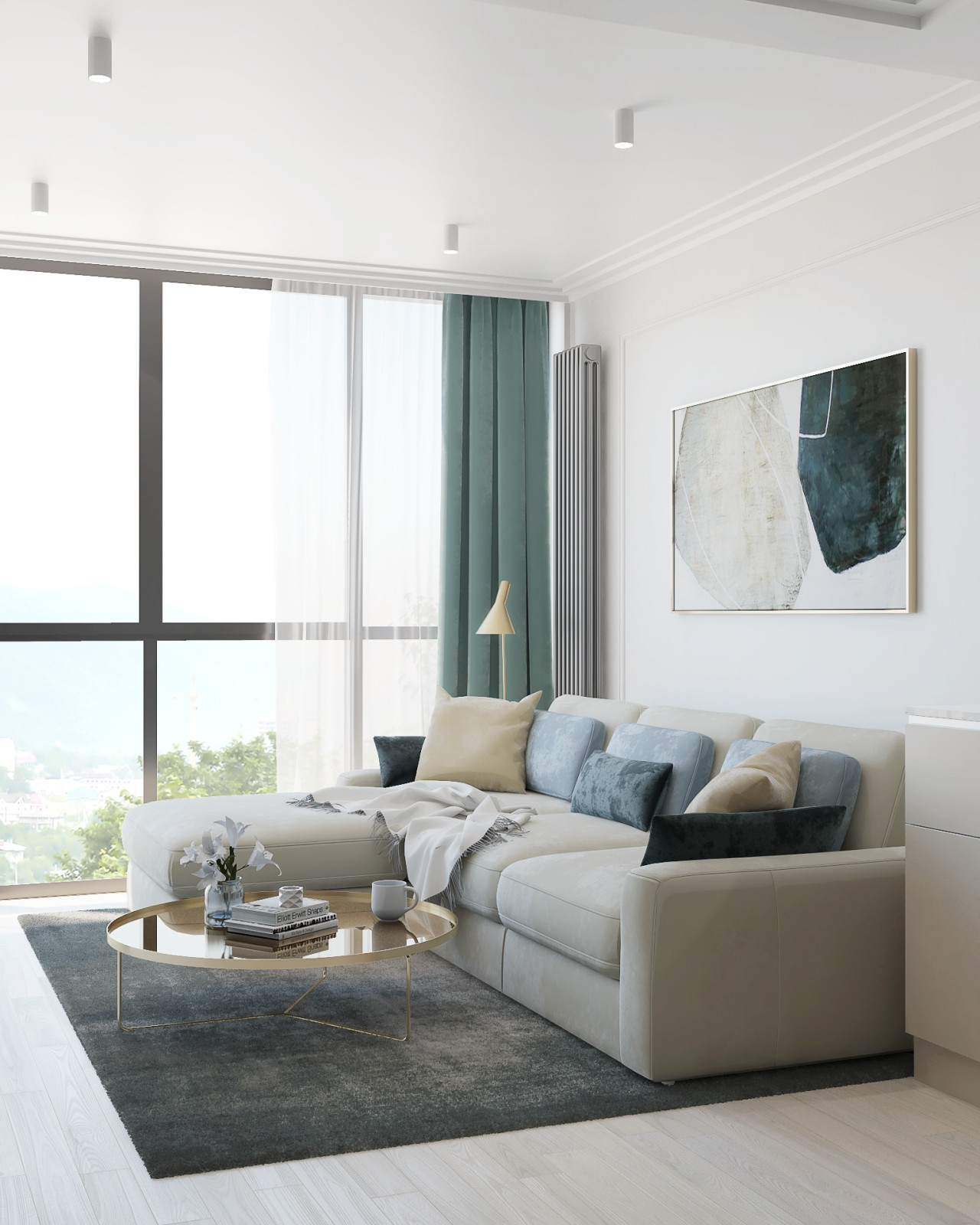 Кухня-гостиная 22,5 кв.м