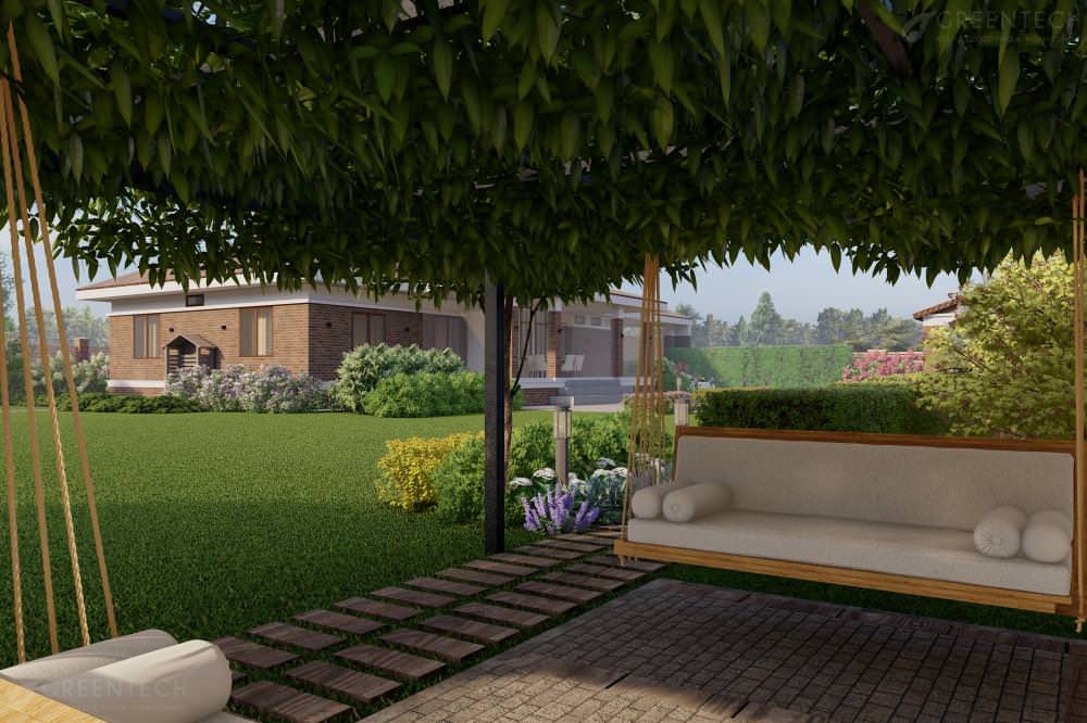 Проект сада в к.п. Николино Поле Кстовского района Нижегородской области.