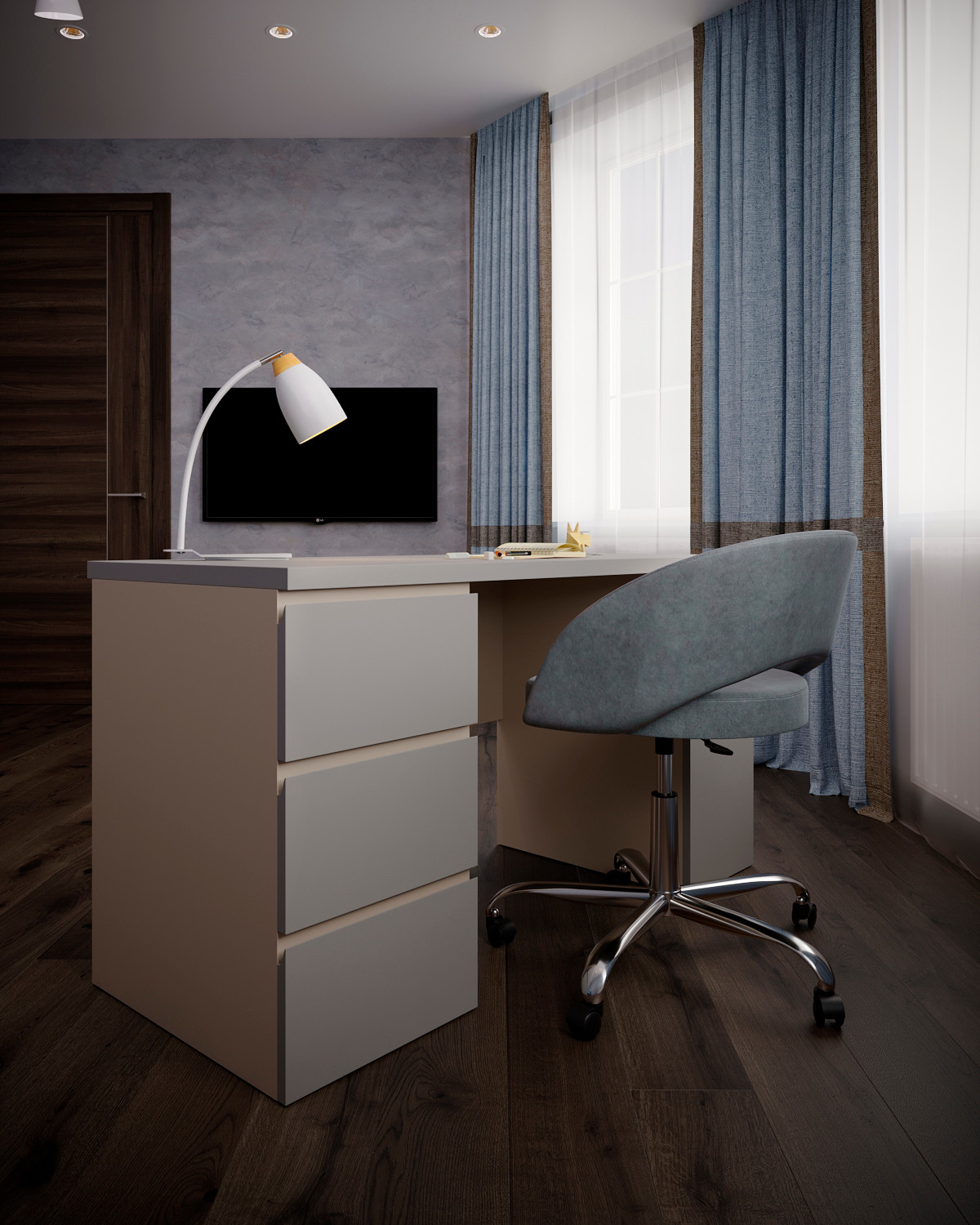 Детская комната по фен-шую, частный дом 200 кв.м