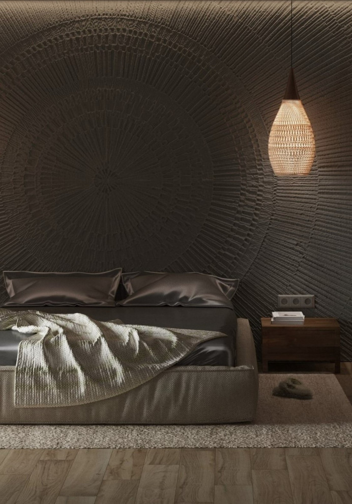 Обложка проекта: Спальня в стиле ваби-саби из дизайн-проекта в ЖК 8Клёнов, Москва