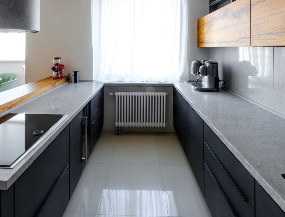 Кухня – гостиная с интересным решением