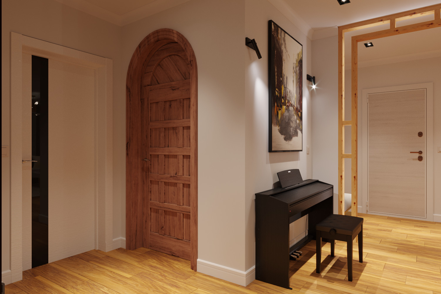 Дизайн-проект квартиры в стиле "эклектика"