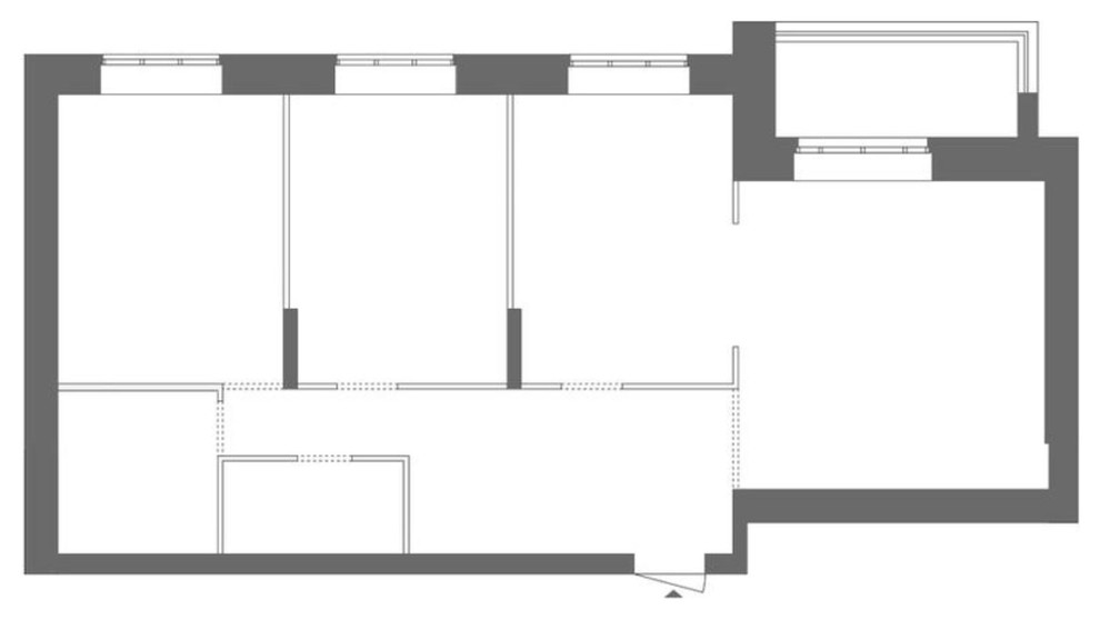 План помещения до перепланировки