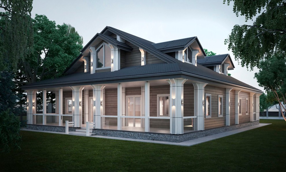 Проект дома в классическом стиле