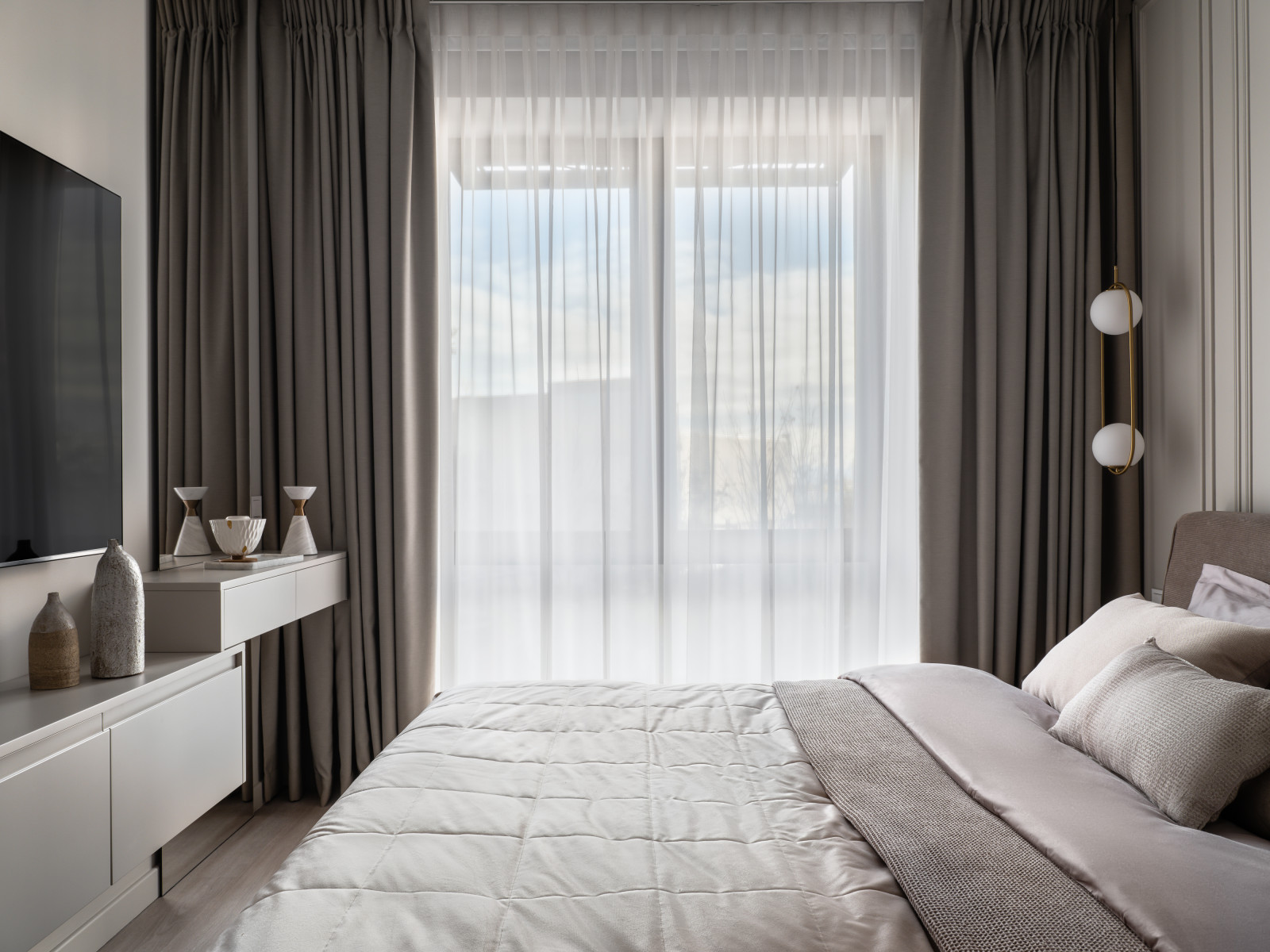 Дизайн интерьера квартиры в современном стиле в ЖК Метрополия