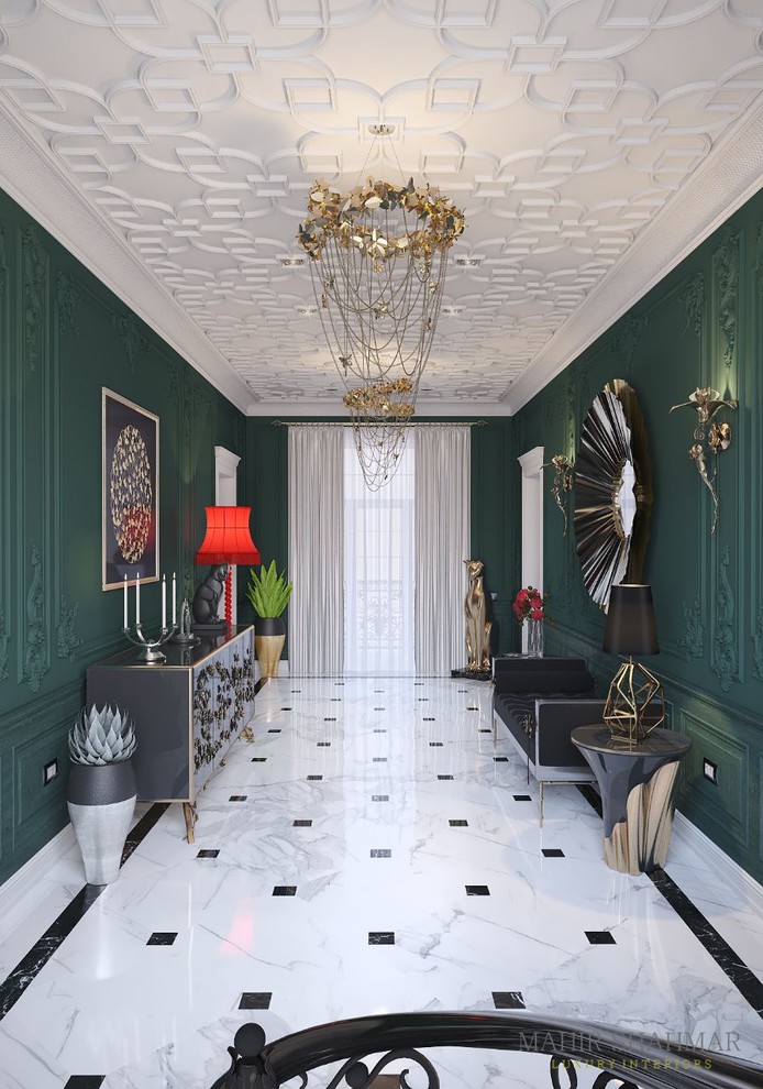Private villa.Hall. 2Floor.