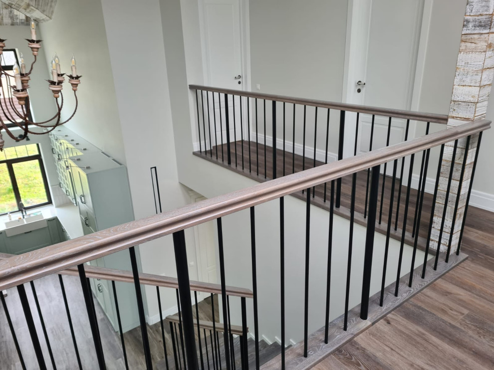 Эргономичная лестница из дуба