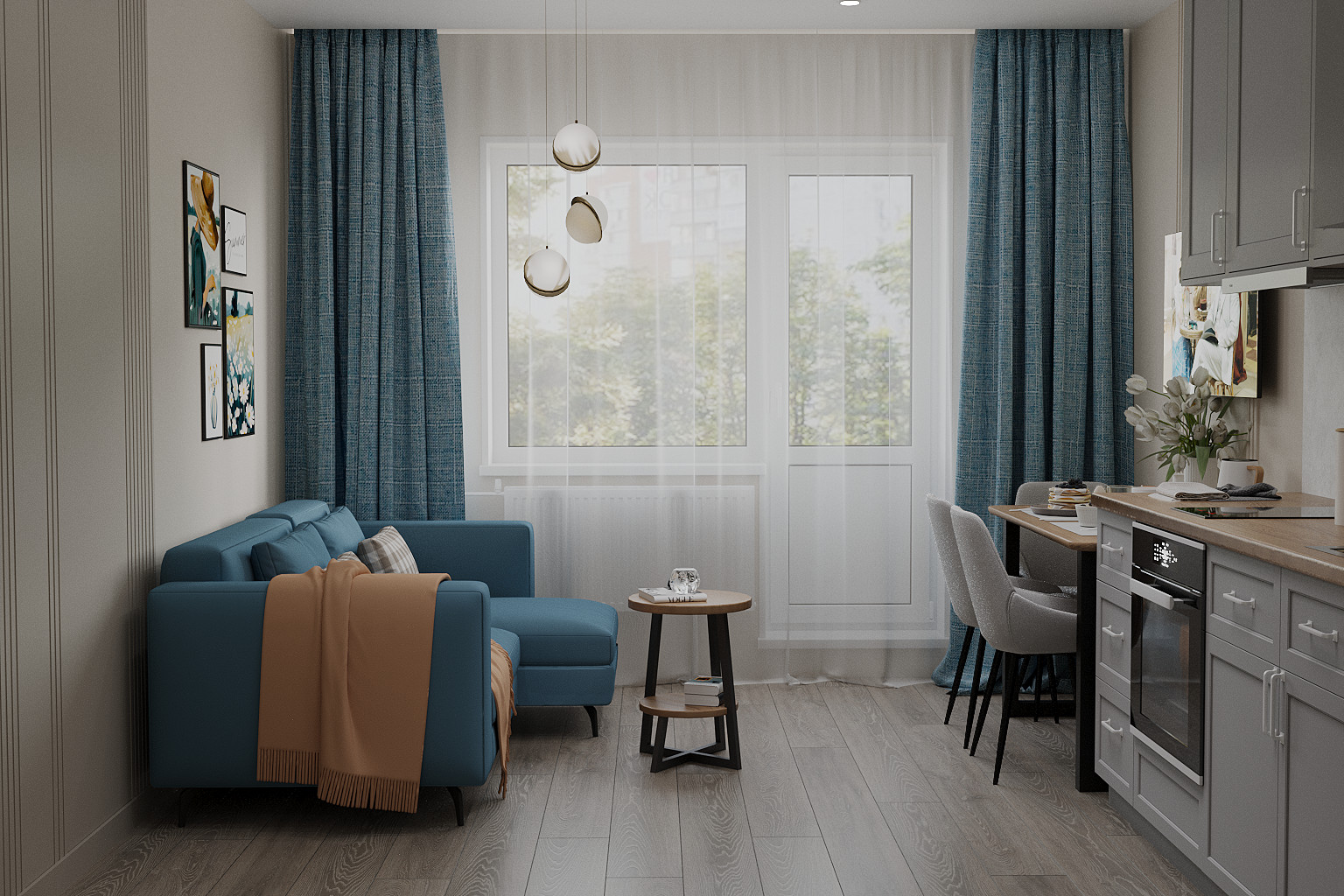 Бюджетная квартира с мебелью Озон