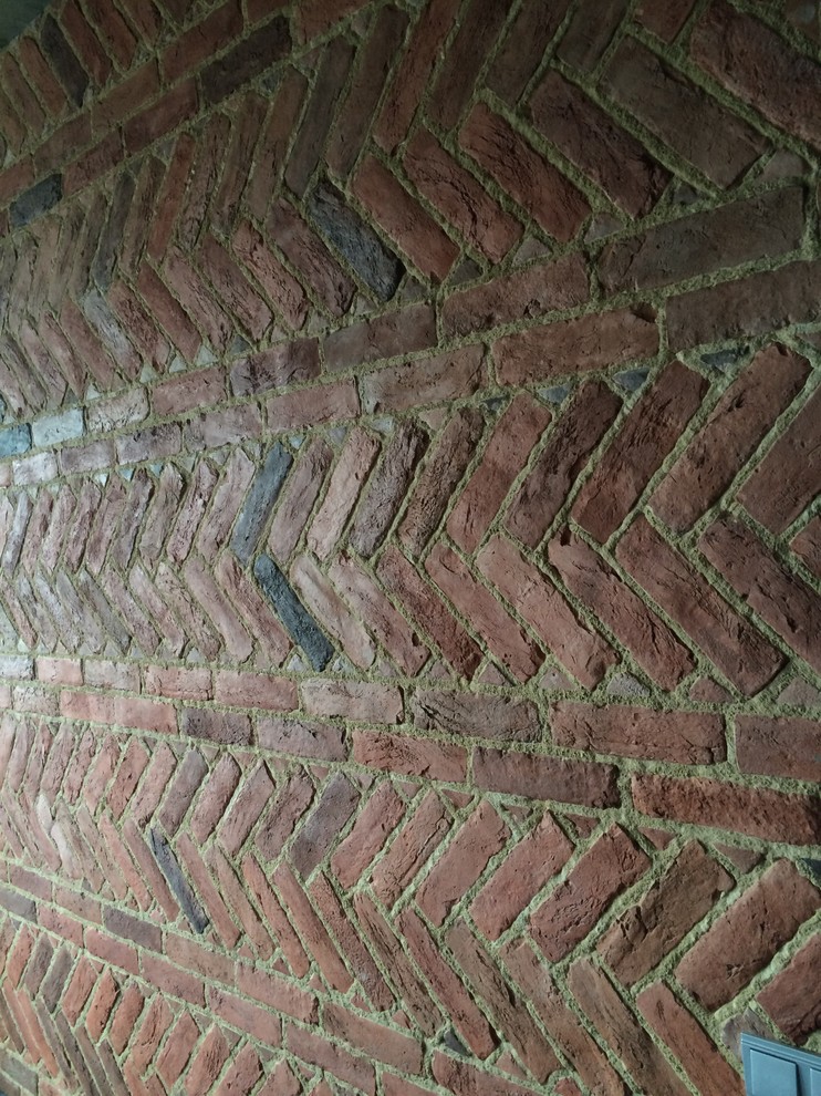 Раскладка плитки "косичкой"