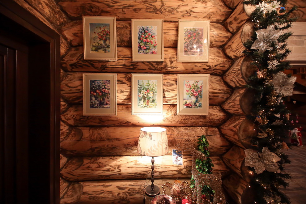 Модный дом из брёвен без проблем.