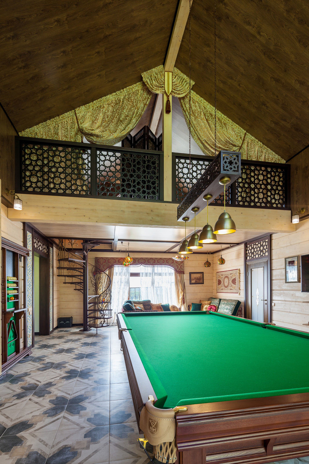 Интерьер гостевого дома с баней в Нижегородской области