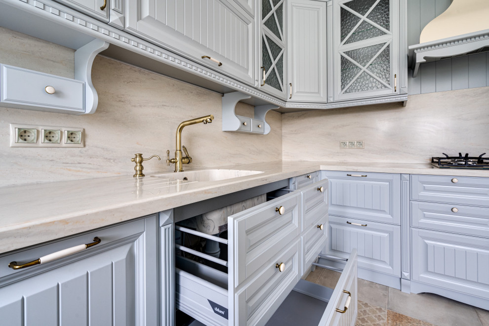 Кухня Прованс из массива бука