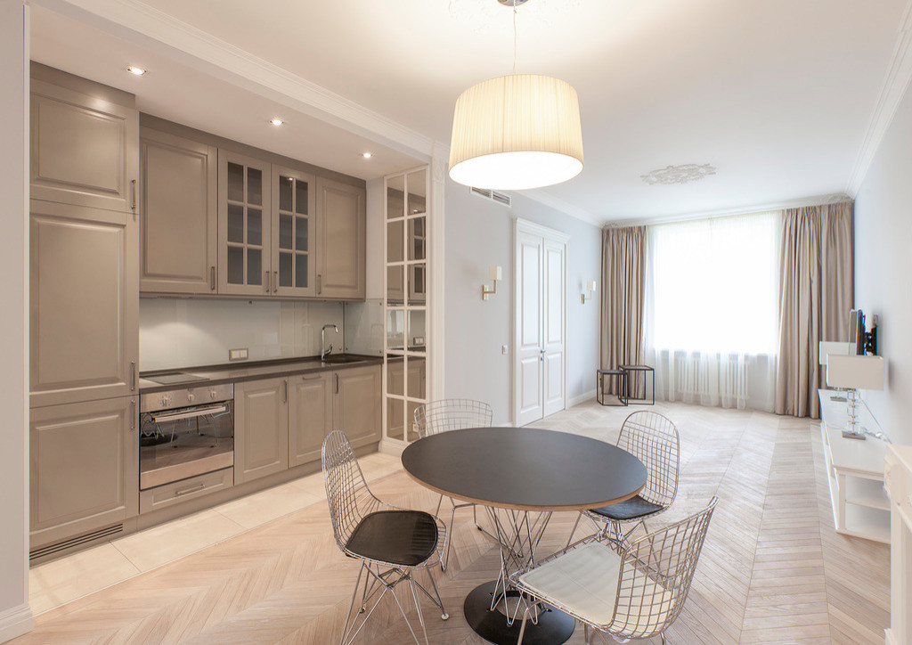 Дизайн квартиры на Остоженке. Фото интерьеров и новинки 2015 года