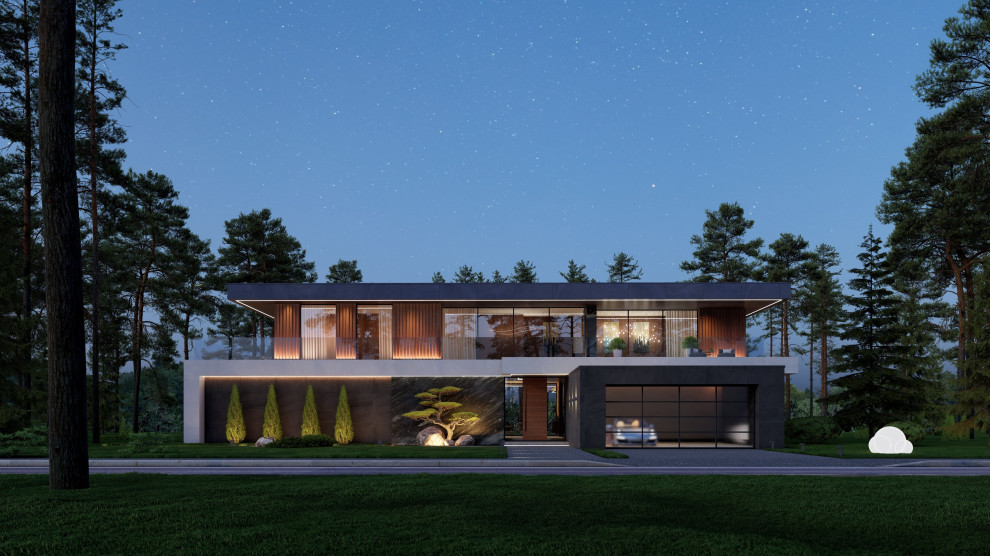 Дом с плоской кровлей-5