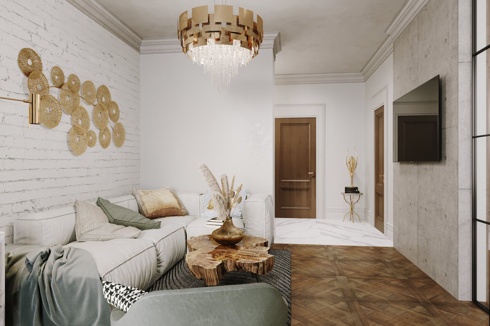 Art Deco in loft space