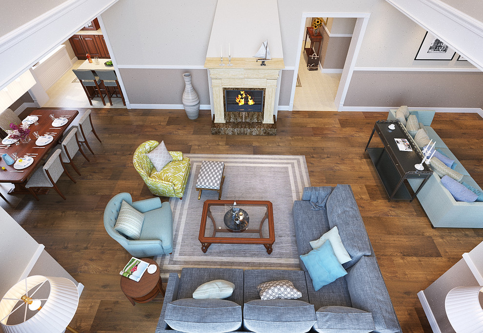 Интерьер загородного дома в пос. Большое Покровское