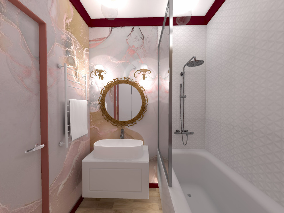 Пальмы в снегу ванна