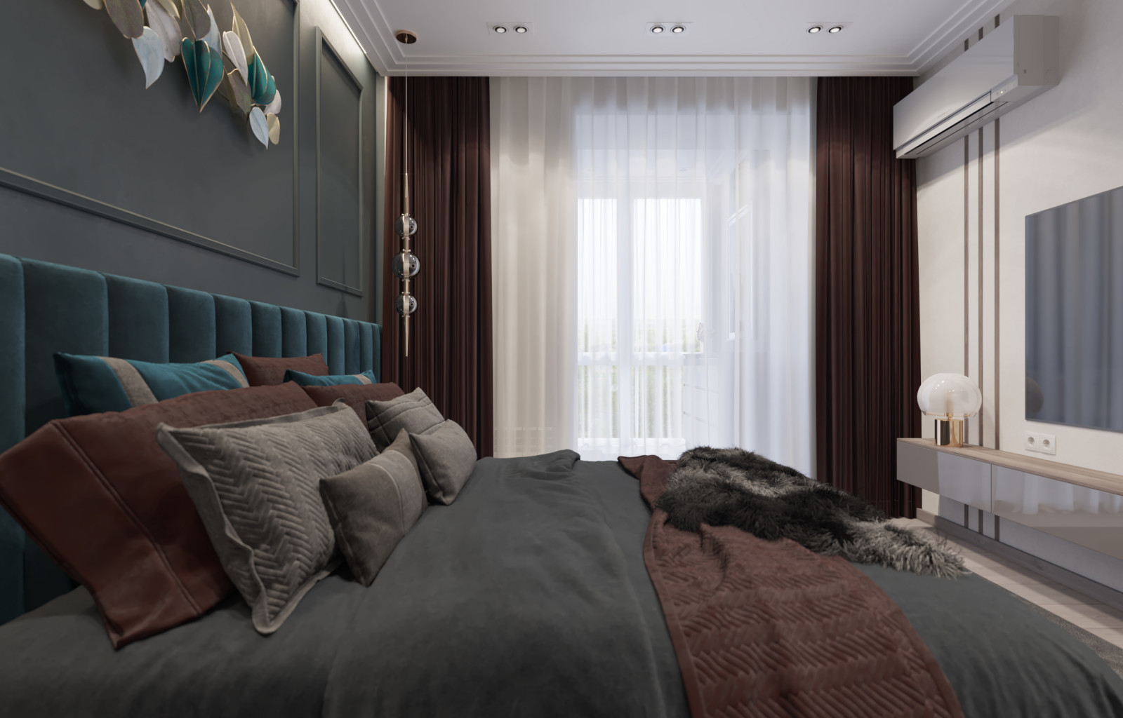 Дизайн интерьера квартиры. 168 кв.м. Soft contrasts.