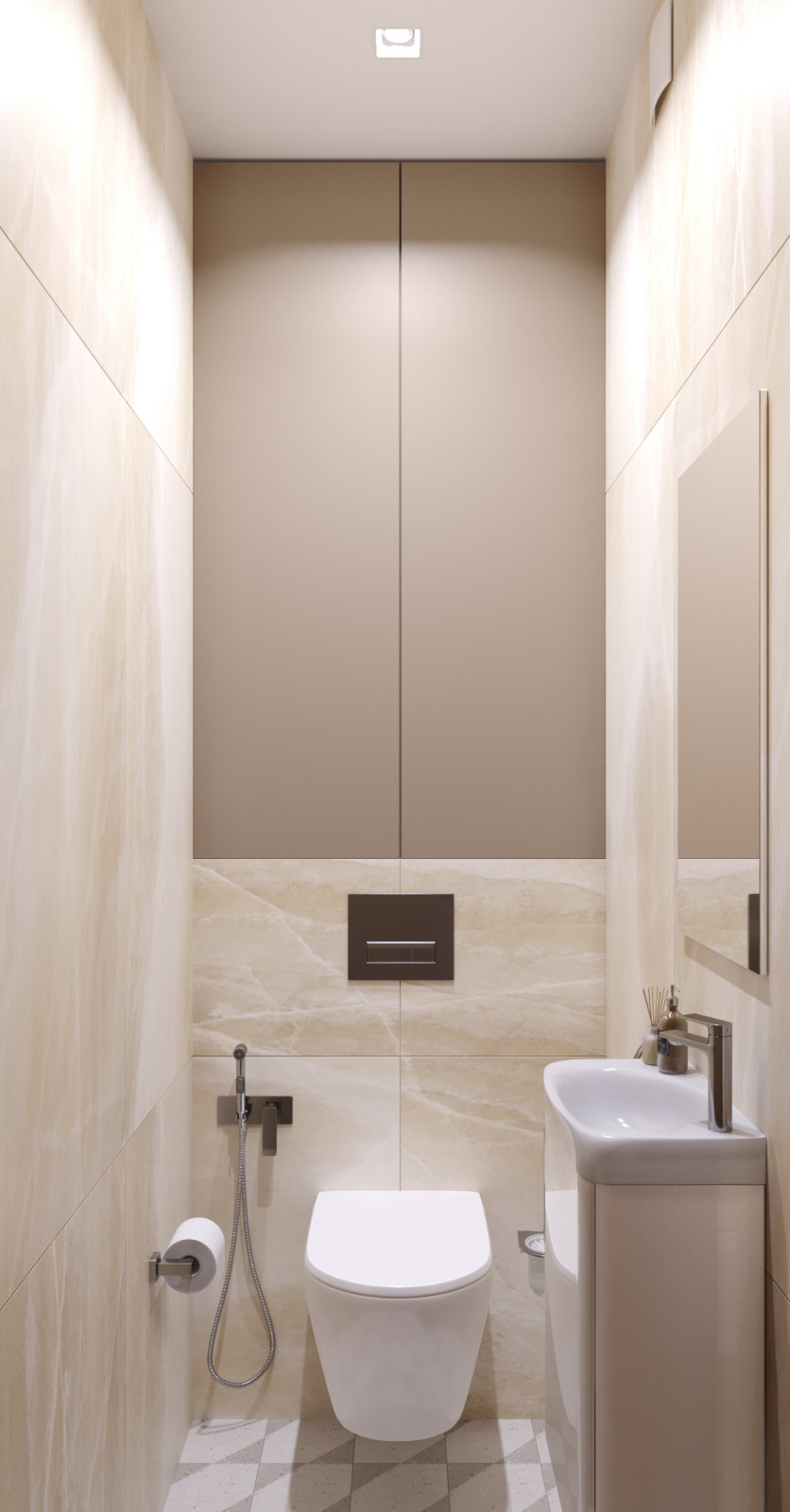 Визуализация туалетной комнаты