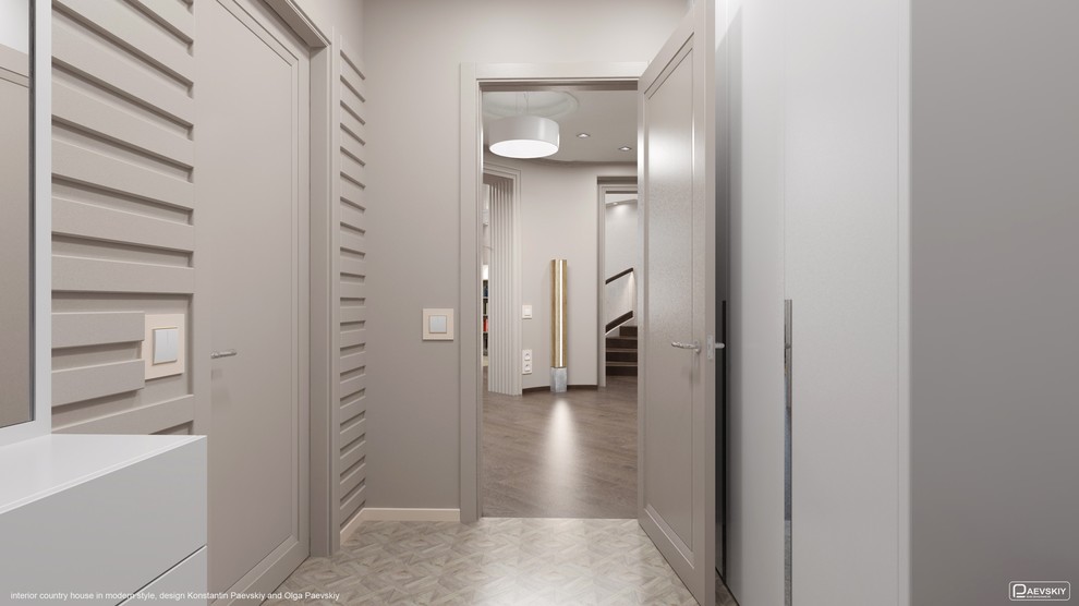 Прихожая в загородном доме