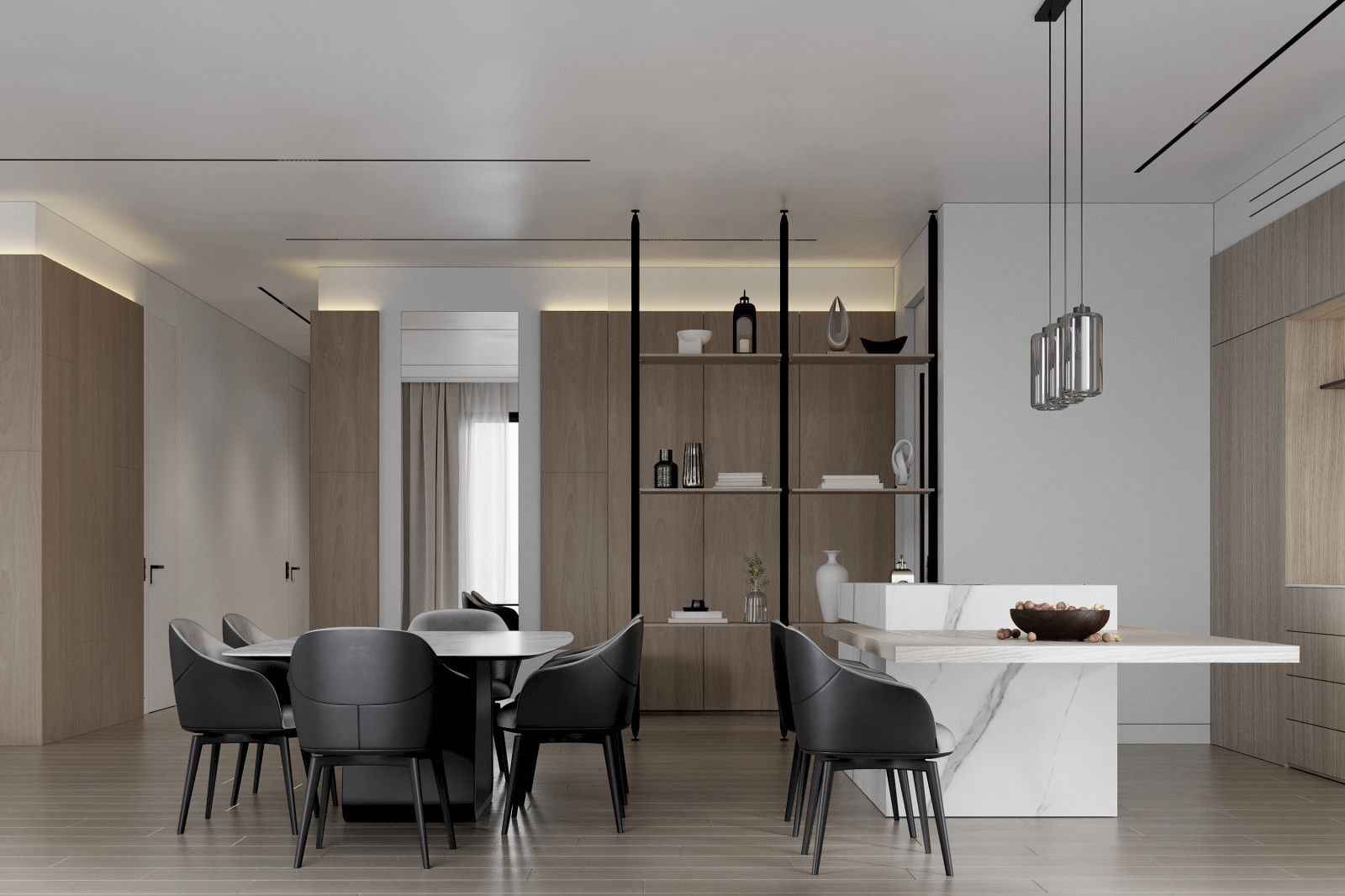 spacious modern apartment