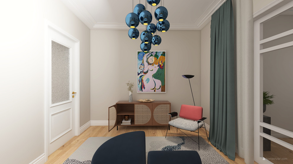 Спальня с выходом на террасу