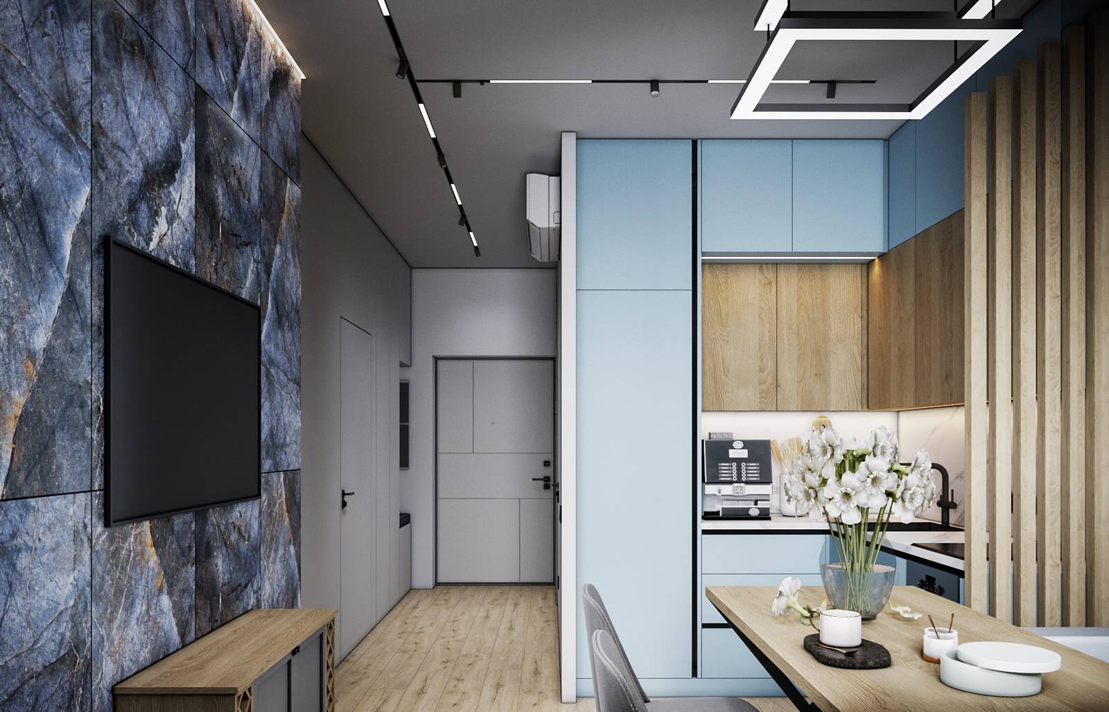 ЖК Дмитриевский! Современный Интерьер Однушки для Парня