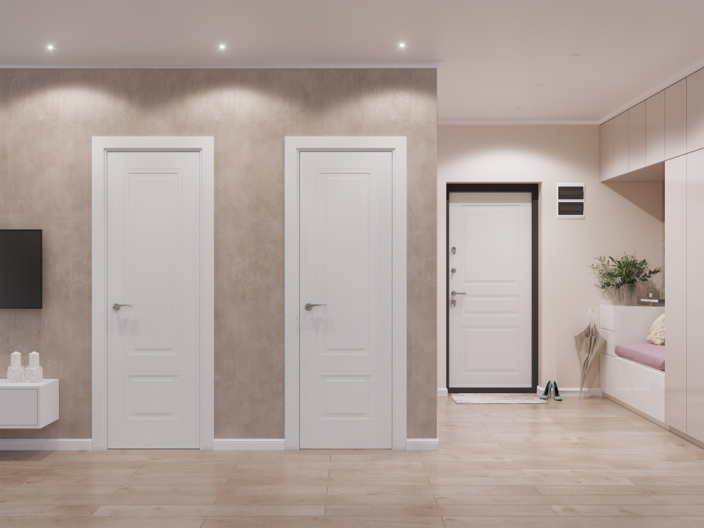 Бюджетный дизайн 3-ком. квартиры