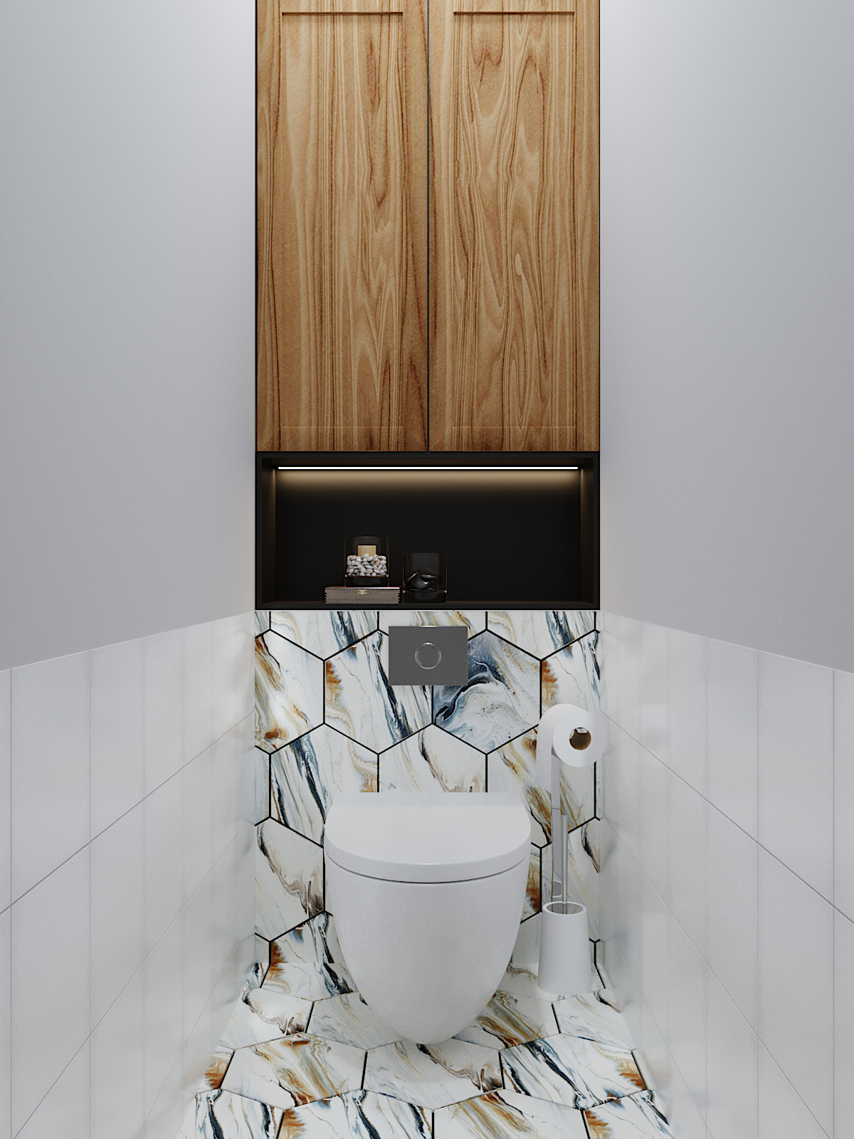 современные ванные душевые