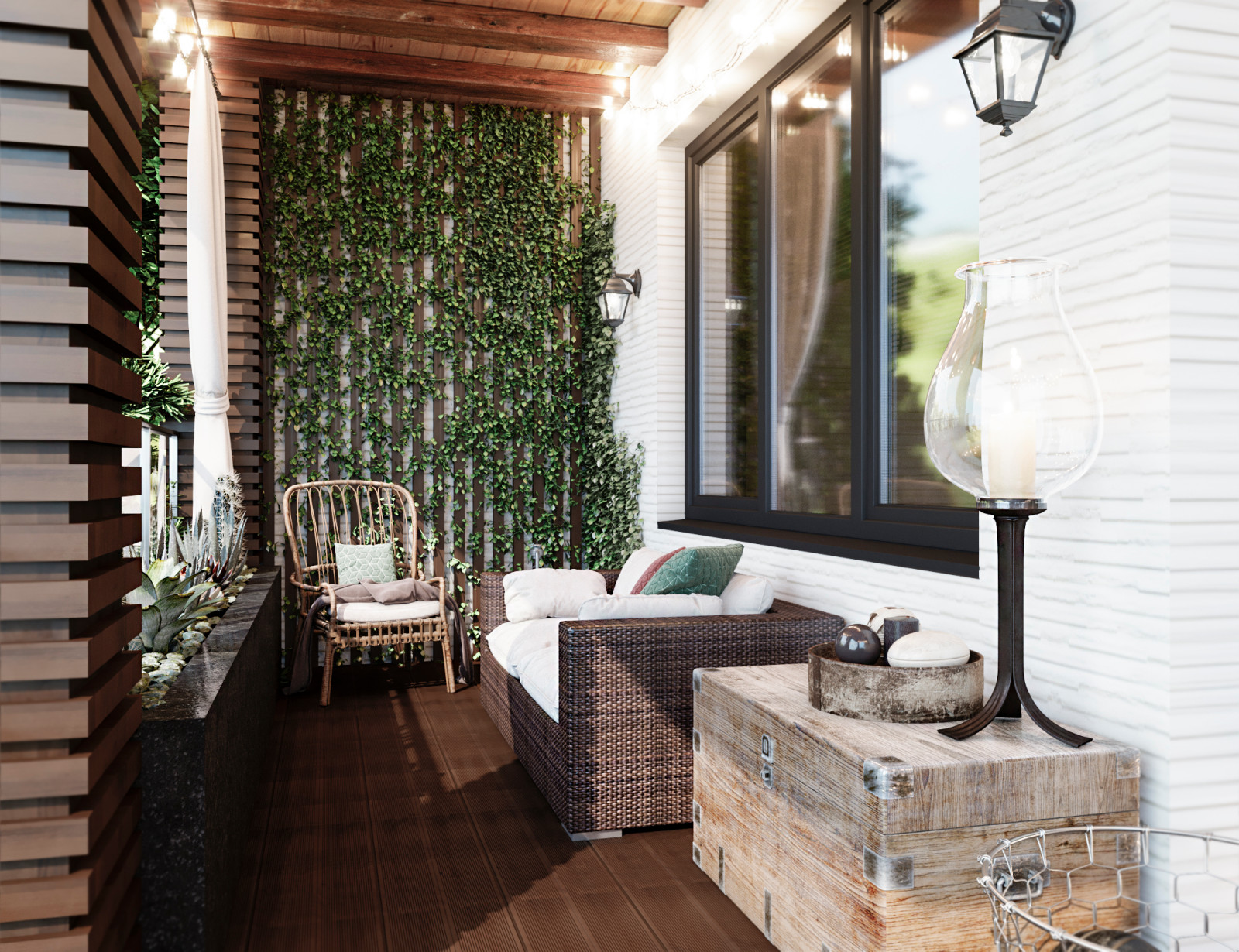 Коттедж с террасой