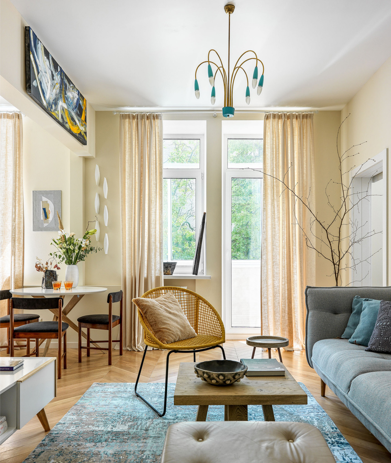 Как правильно: Подобрать модные шторы к интерьеру