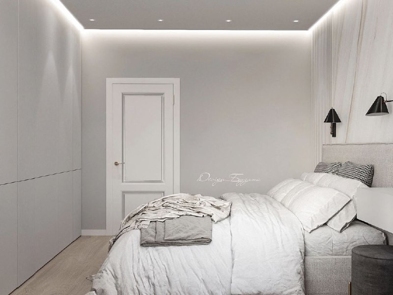 Спальня в проекте Лены Бузиной