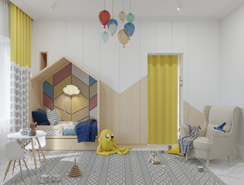 Взболтать! Но не смешивать - квартира в ЖК Да Винчи для семьи с 3-мя детьми