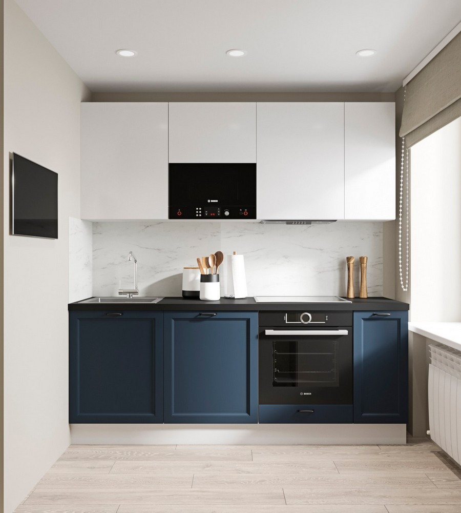 Дизайн двухкомнатной квартиры в кирпичном доме