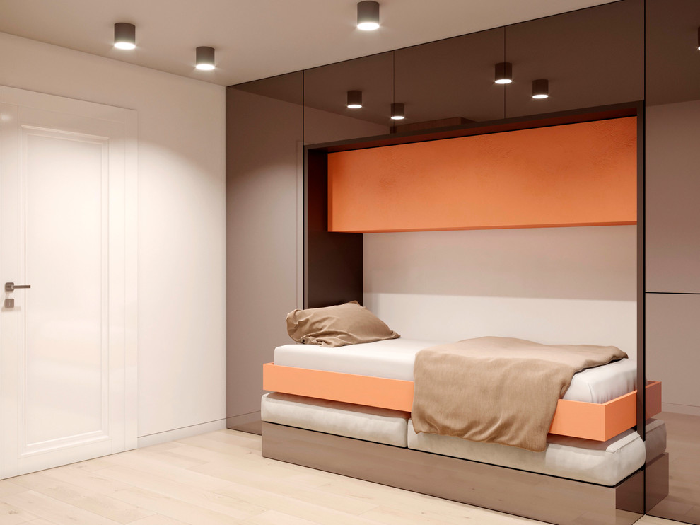 комната для 2ух человек мебелью трансформер