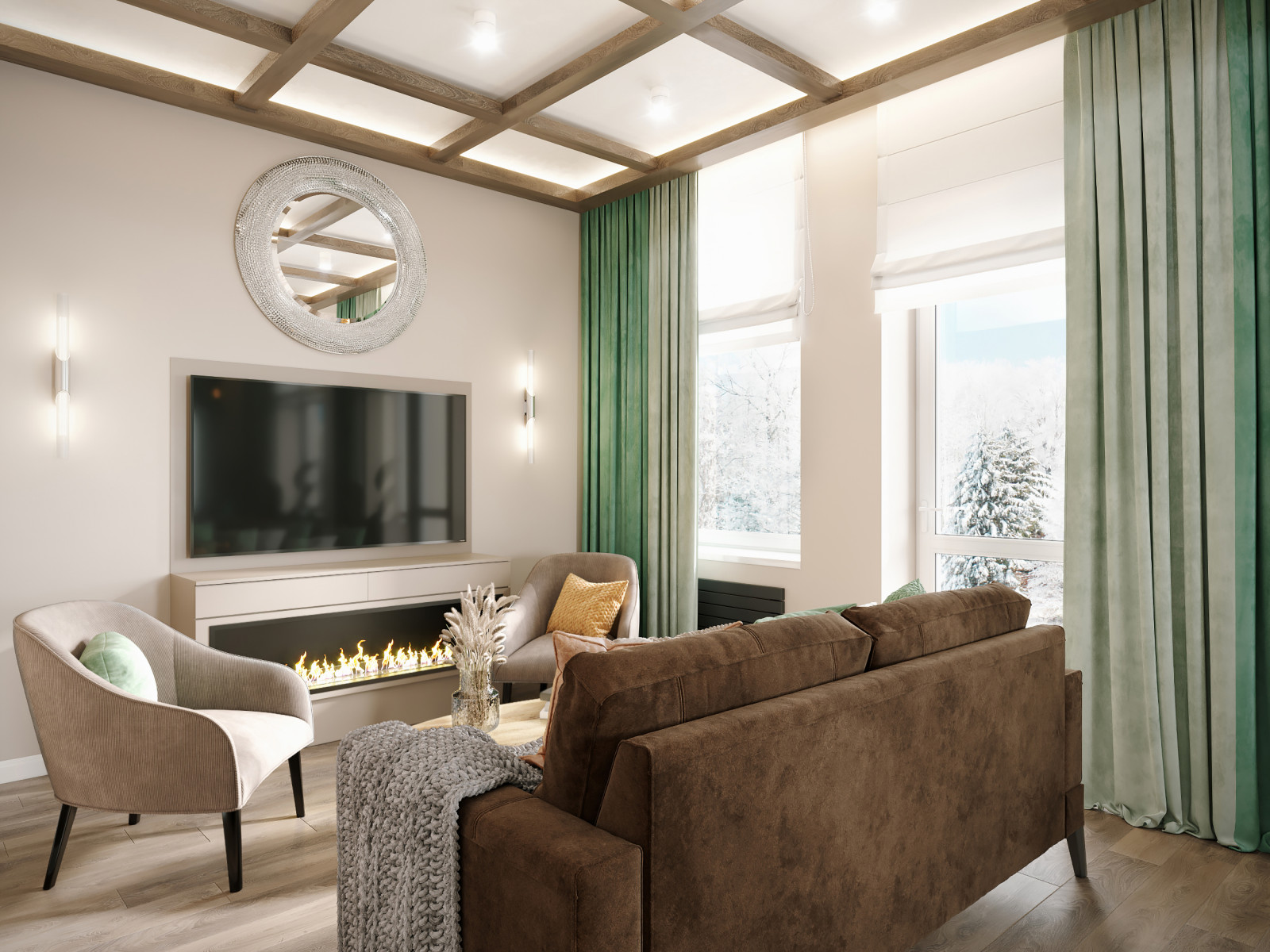 Обложка проекта: Дизайн-проект дома в КП А la Катуар