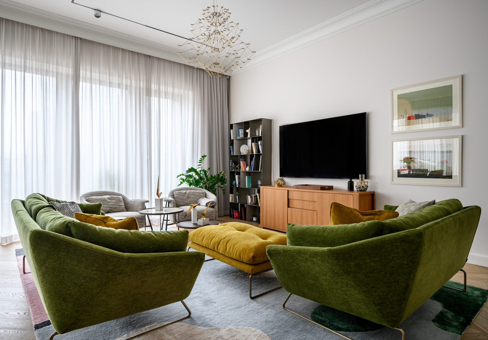 Фотосъемка реализованного дизайн-проекта в ЖК «САДОВЫЕ КВАРТАЛЫ»