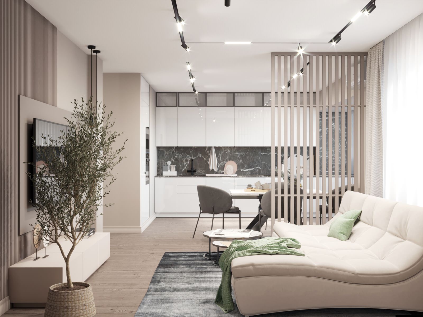 Кухня-гостиня, жк Спутник