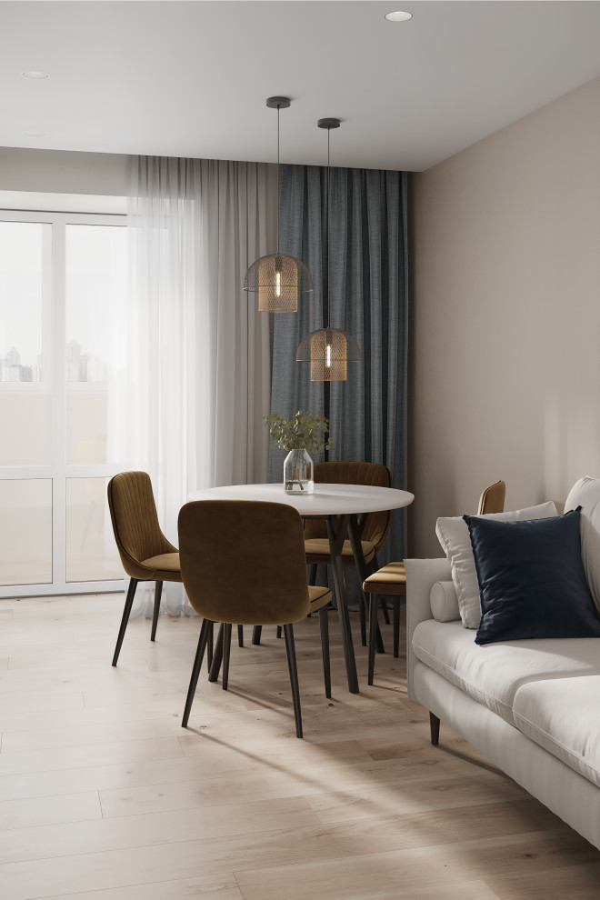 Квартира с современным интерьером для молодой семьи