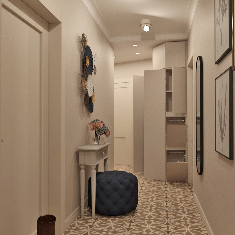 Квартира в Долгопрудном с Панно Ракушка