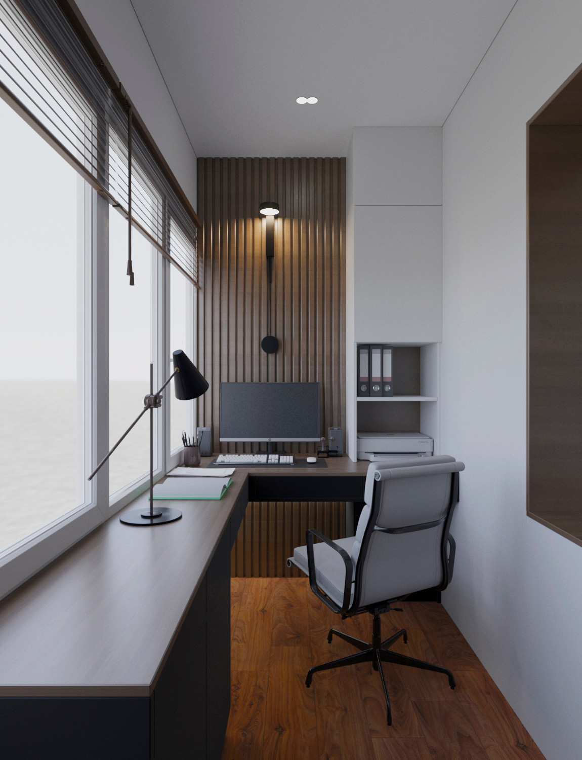 Дизайн балкона в двух варинатх