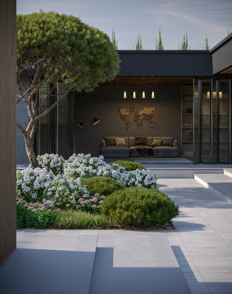 Проект благоустройства территории частного дома.