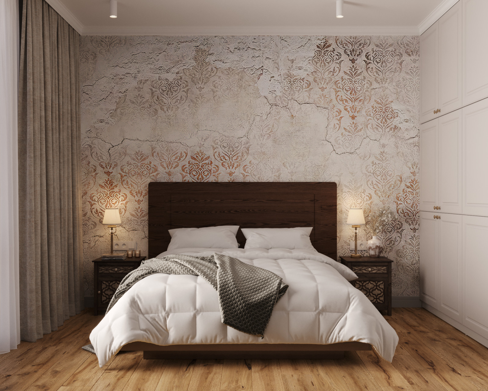 Обложка проекта: Спальня в восточном стиле