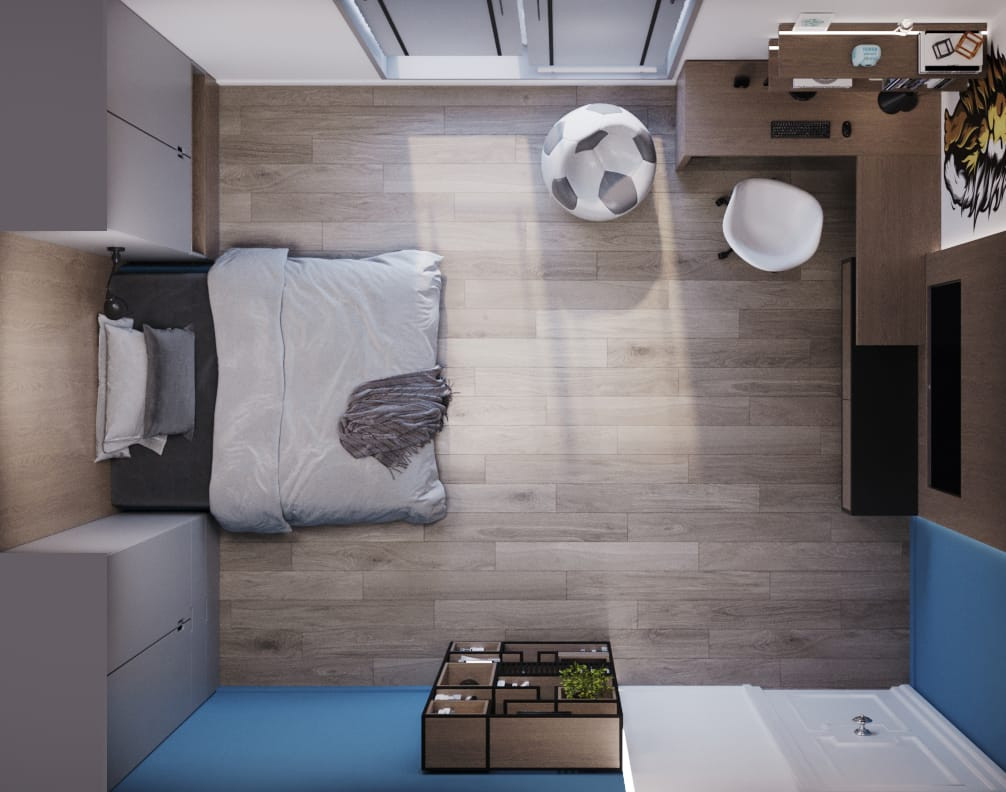 Частный дом // 2 этаж // Дизайн студия Льва Терехова