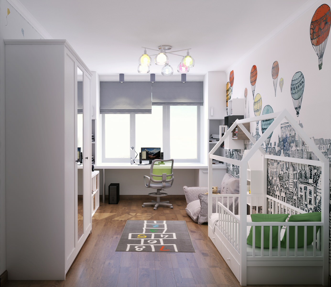 Интерьер квартиры 90 м2