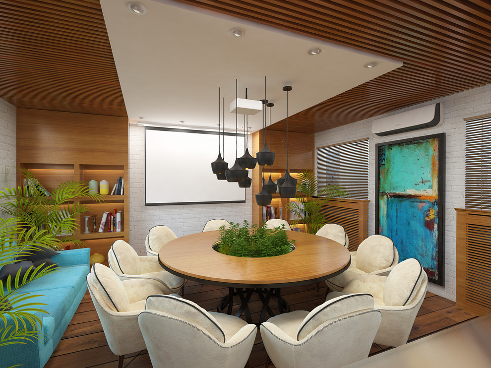 Офисы в стиле "Лофт" с яркими акцентами.