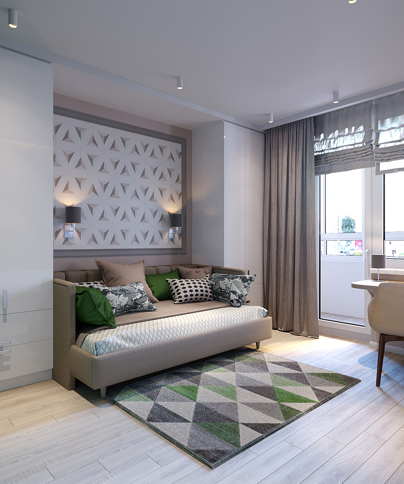 Квартира с солнечными акцентами