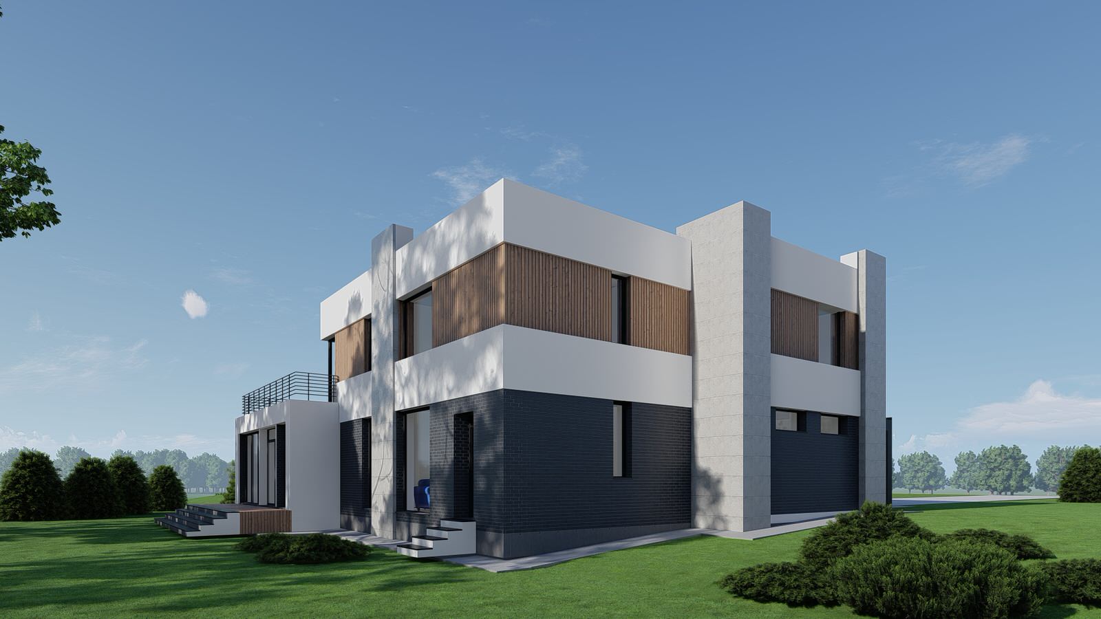 Обложка проекта: Hi-tech modern house