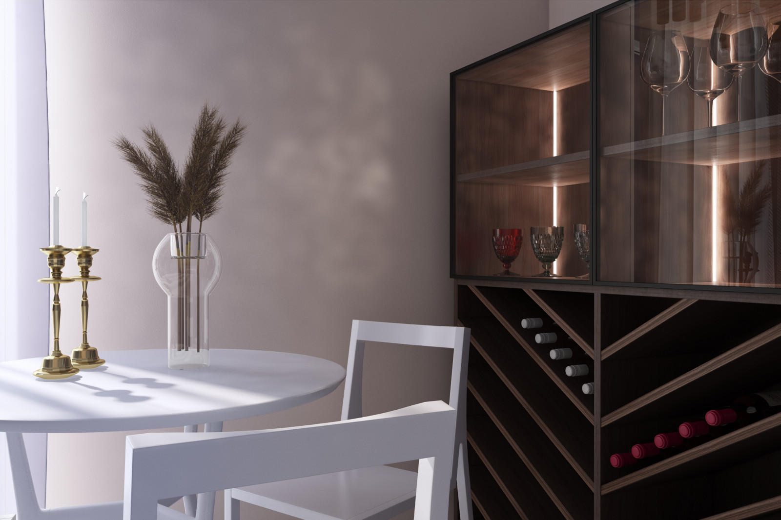 Маленькая квартира для пожилой женщины.