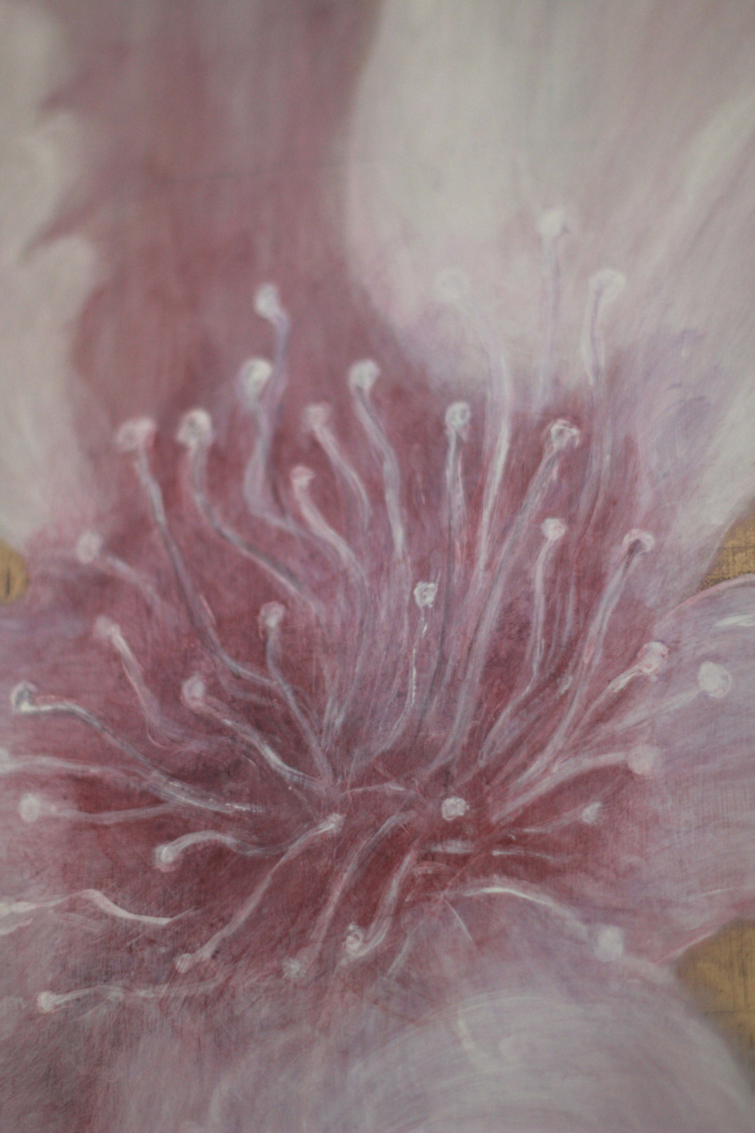 Авторская роспись по золотому листу